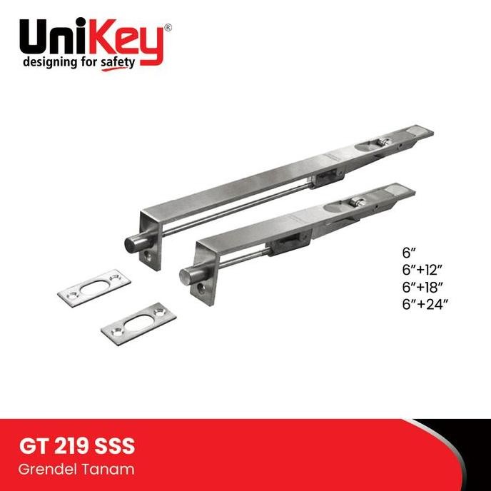 Unikey Grendel Tanam Stainless Gt 219 Sss