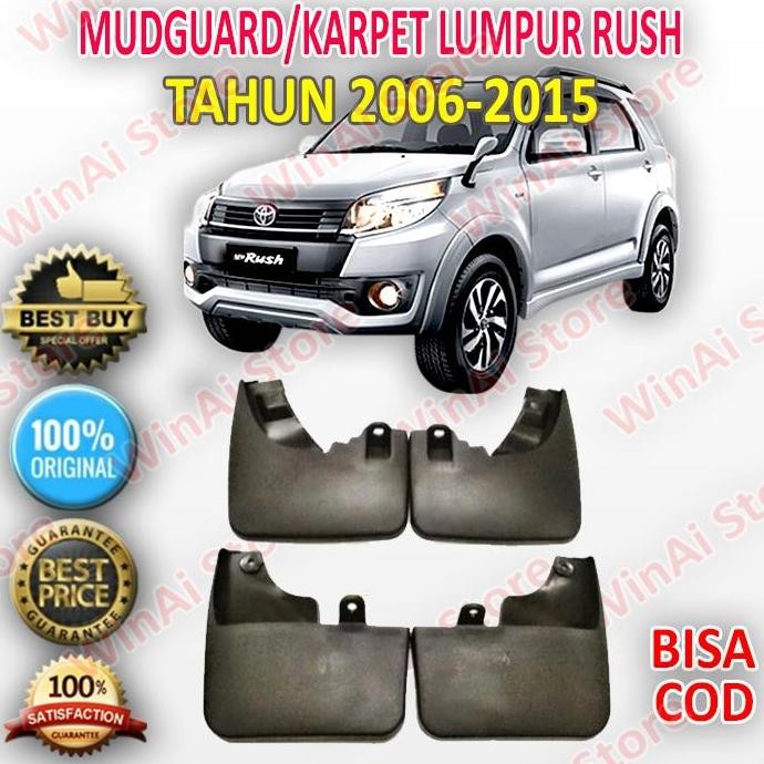 DB105 >> MUD GUARD KARPET LUMPUR MOBIL RUSH TERIOS LAMA OLD 2004-2011