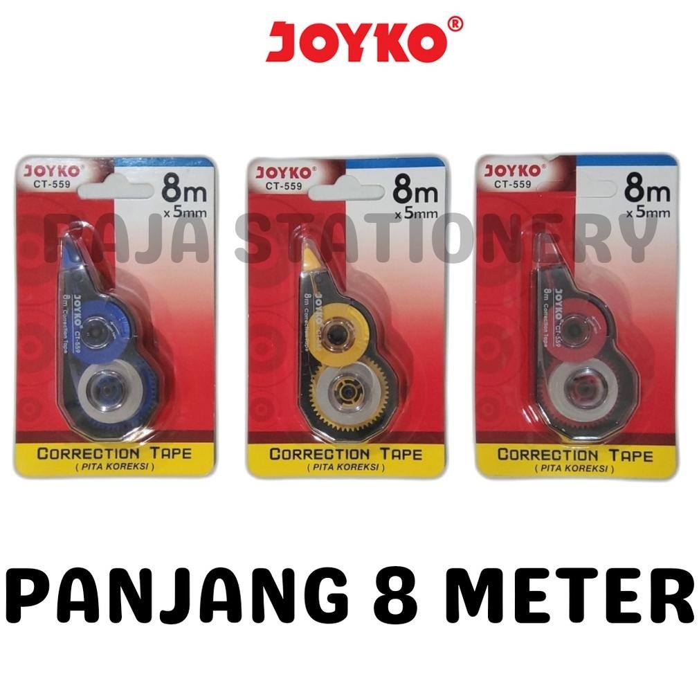 

Sale Joyko Correction Tape 8M Tipex Kertas Joyko Tipe X Tip Ct-559 [12Pcs] Wes-24