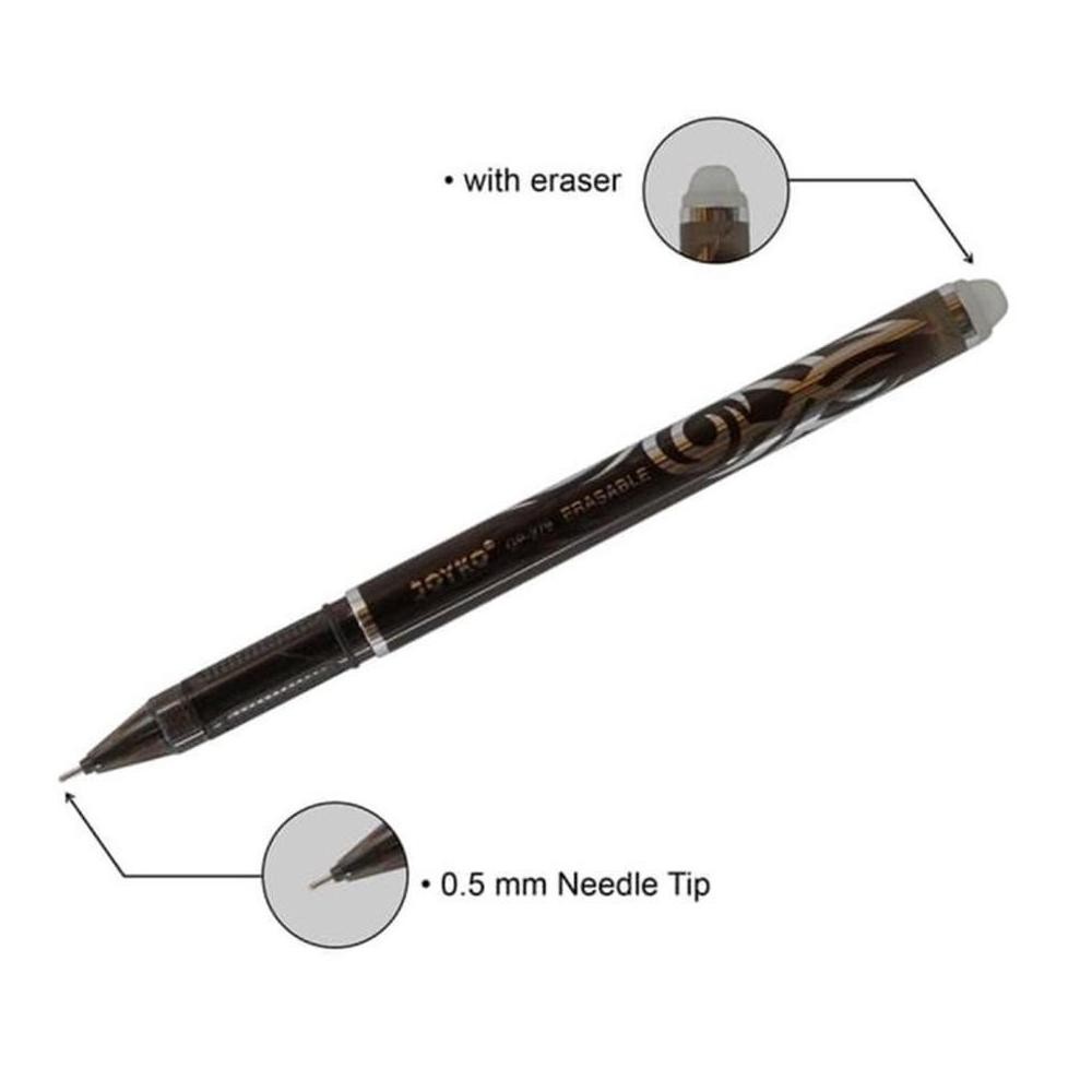 

Ct_C1077 [Davis]Joyko Erasable Gel Pen Gp-279 (12 Pcs) Ku09