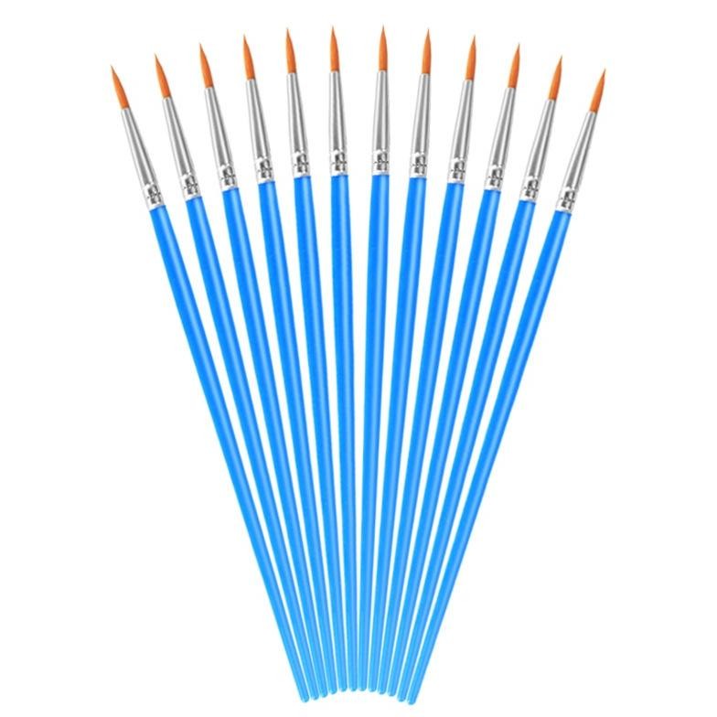 

Promo 50 Pcs Kuas Flat / Round Kuas Lukis Paint By Number Kuas Lukis Sterofoam Kuas Cat Air Koas Acrylic Kuas Nylon Import Ad-77