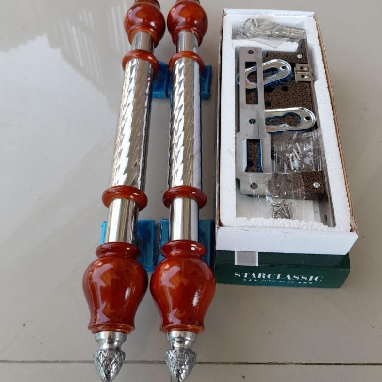 1 Set Handle Pintu Minimalis Gagang Tarikan Pintu Stainles Pegangan Pintu Mewah Handle Pintu Kayu