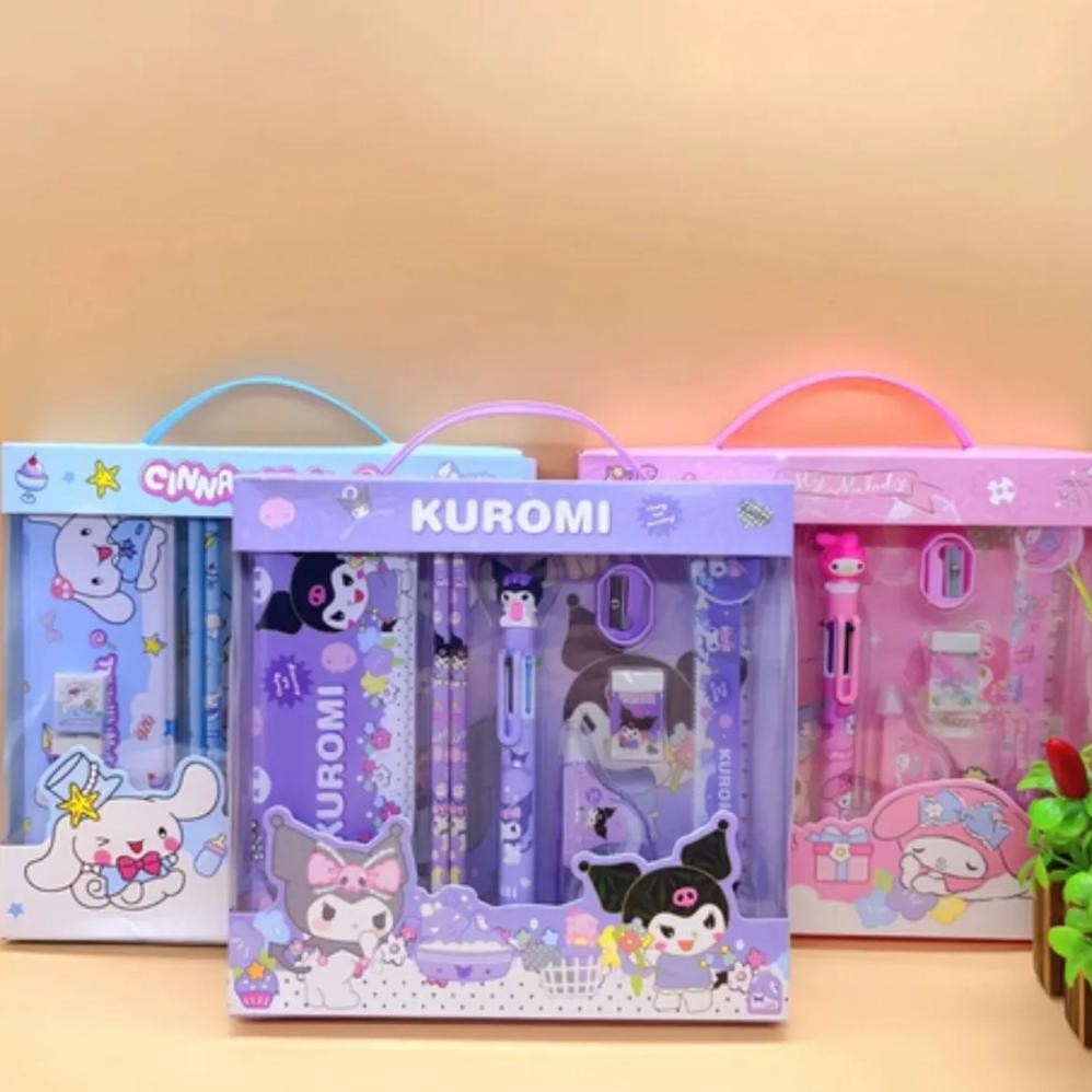 

Ct_C1077 Set Alat Tulis Sekolah 8In1 Stationary Set Lucu Sanrio Fg-7