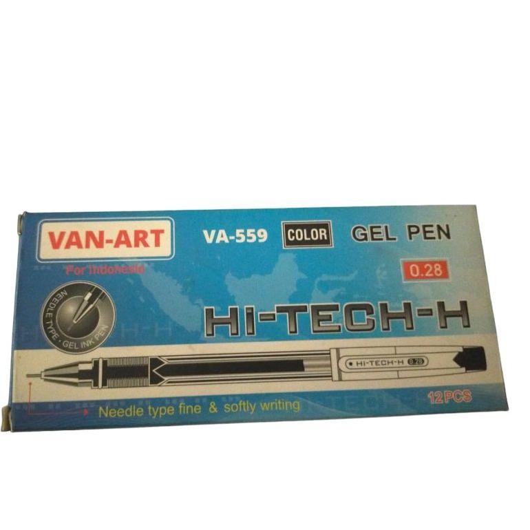 

Terlaris Pulpen/Bolpoint Hitech Van Art 12Pcs Ja-121