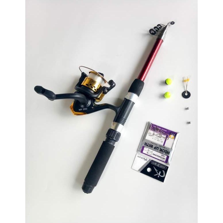 Original Pancingan Set Pancing Set Alat Pancing Lengkap Alat Pancing Sungai Kolam Danau Waduk Bayar 