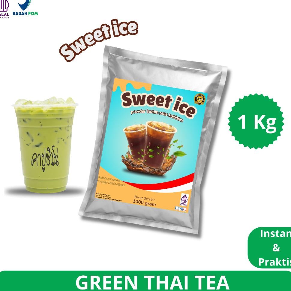 

Bubuk Minuman Thai Green Tea 1Kg Teh Hijau