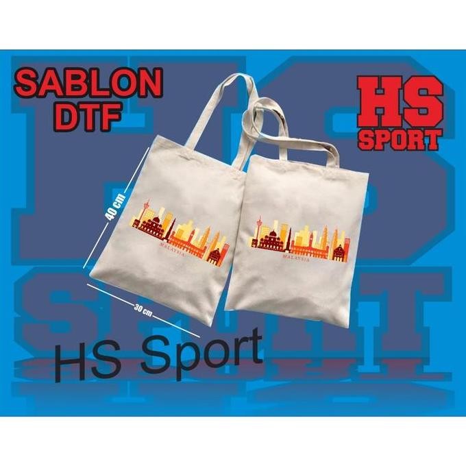 DE83 - TOTEBAG MALAYSIA - TOTEBAG MALAYSIA- OLEHOLEH MALAYSIA - SOUVENIR MALAYSIA - TAS MALAYSIA 30x