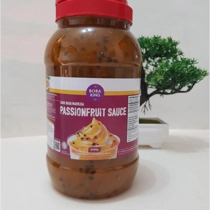 

PASSION FRUIT JAM/ SIRUP SELAI MARKISA BOBA KING