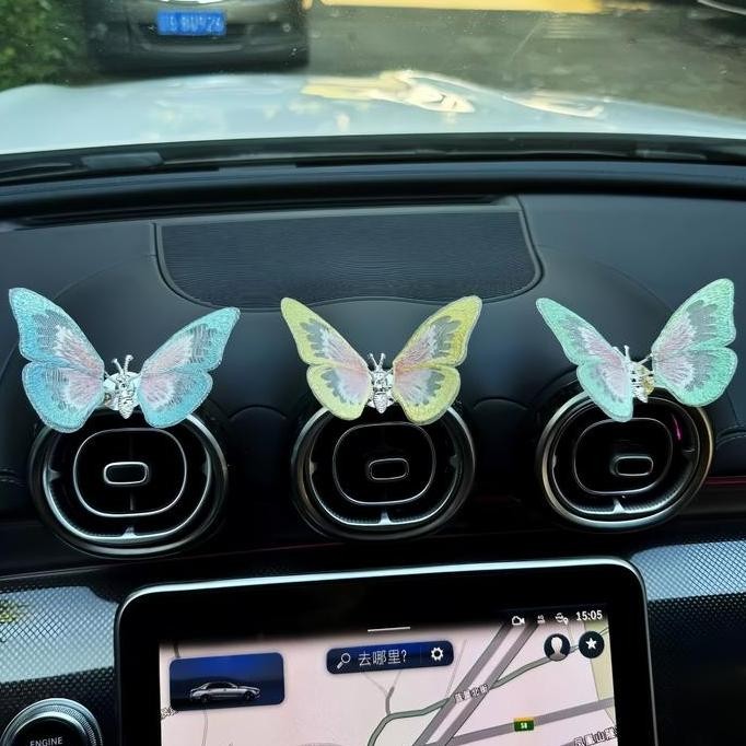 DY13 >> [Kerde]Dekorasi Mobil/Kupu-kupu aksesoris fesyen/ Dekorasi kupu-kupu mobil/Aksesoris Fashion