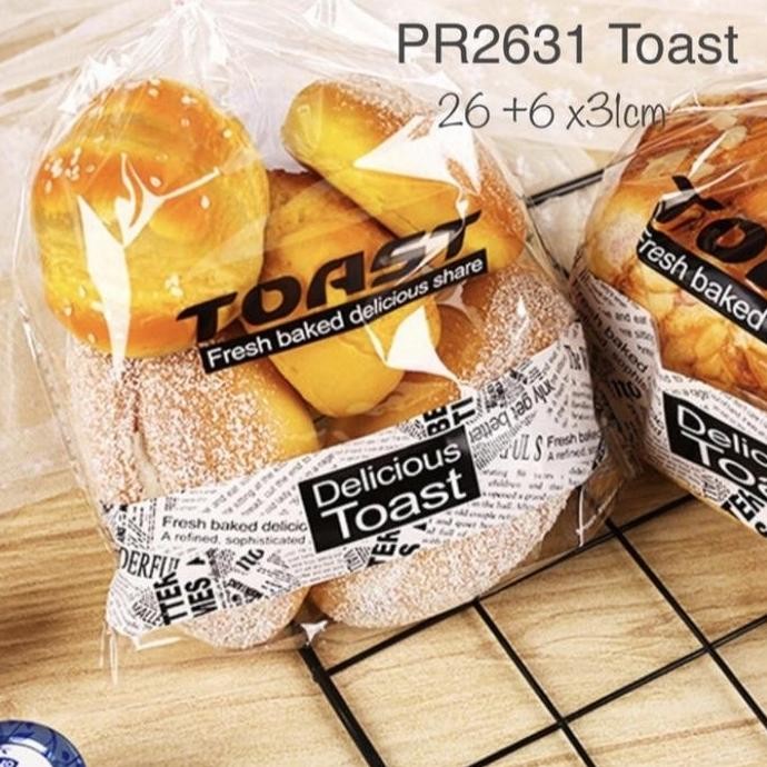 

Plastik Roti Kasur,Roti Sisir,Donat PR2631 Roti Tawar dll