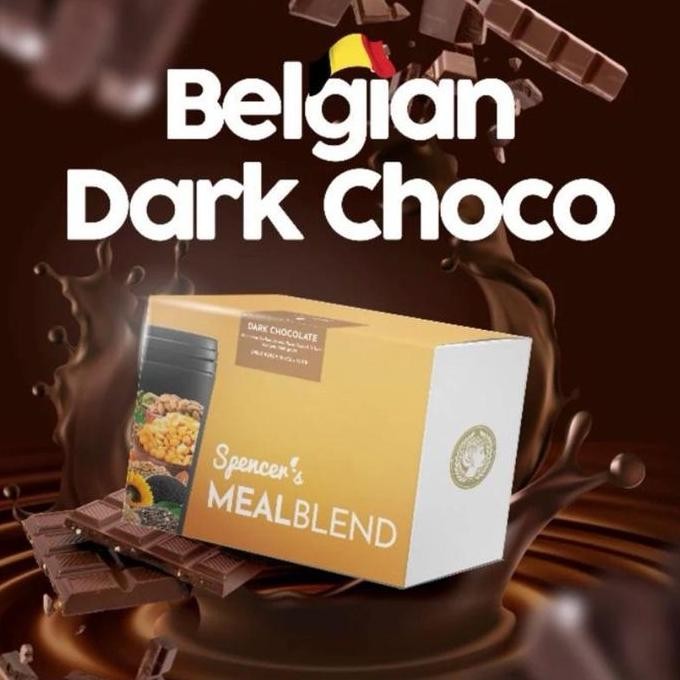 

[COKELAT 15 SACHET] Spencer's MealBlend - Belgian Dark Choco - Multigrain Drink