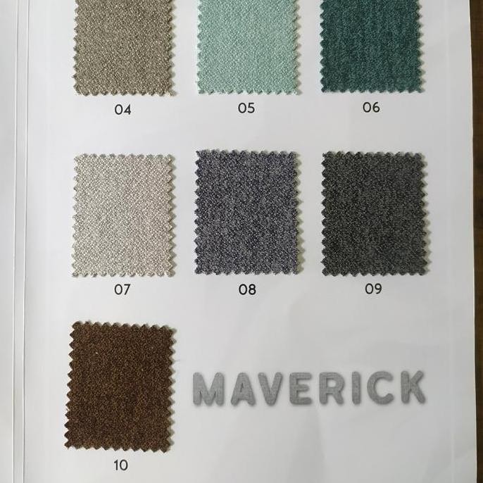 DR161>> BAHAN KAIN JOK KURSI SOFA REGATTA TEBAL SEMI SUEDE - MAVERICK