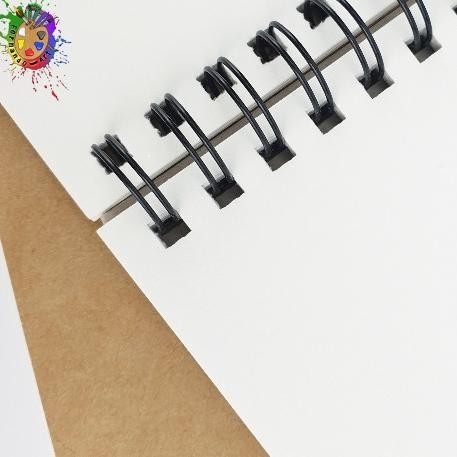 

Ct_C1077 Bn - Buku Sketsa Artemedia Sketchbook Wired A5 A4 Craft Cover Jilid Spiral Um57