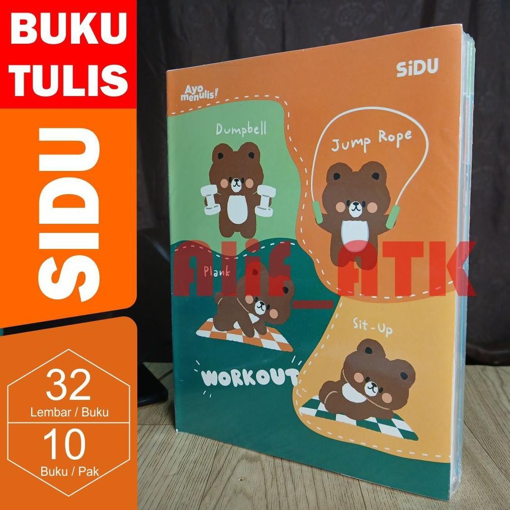 

Hot Buku Tulis Sidu 32 Lembar/Kuarto Sidu 32 (1 Pak Isi 10 Buku) Gd-12