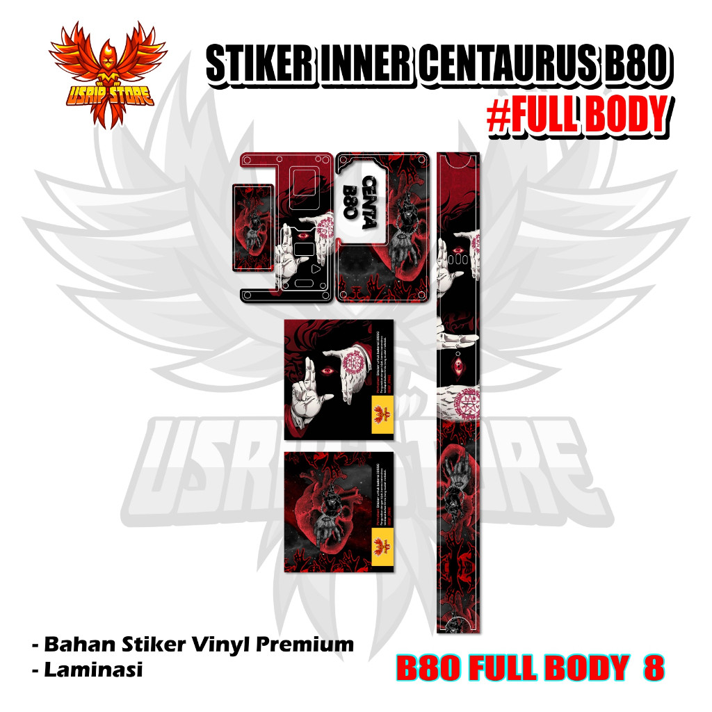 

Terlaris Presisi Stiker Centab80 Centa B80 8 Casing/Stiker Panel Vynil Bisa Custom Dan COD