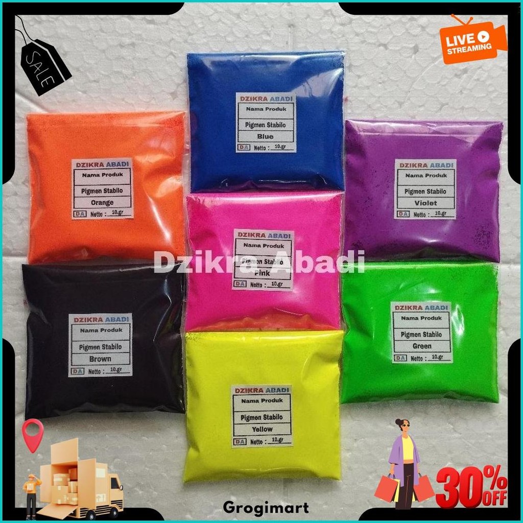 

Pigmen Powder Stabilo Pewarna Bubuk Stabilo 50 Gr Cod