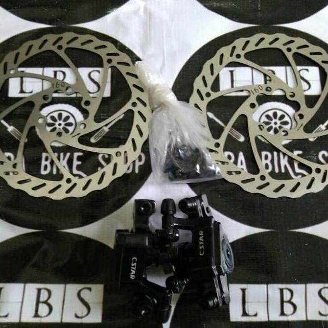 Promo REM CAKRAM DISC BRAKE CSTAR BX-350 l DISC BRAKE MEKANIK CSTAR BX-350 COD