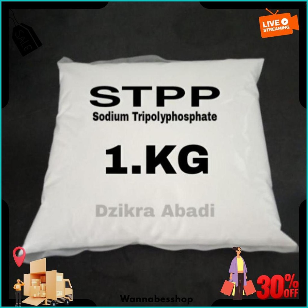 

Stpp Sodium Tripolyphosphate Pengenyal Bakso Food Grade 1.Kg Termurah Banget