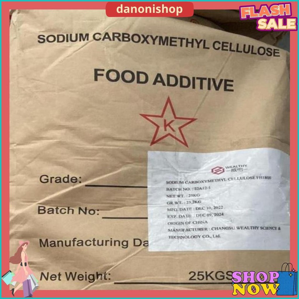 

Cmc Food Grade Pengental Makanan 500 Gr Siap Kirim