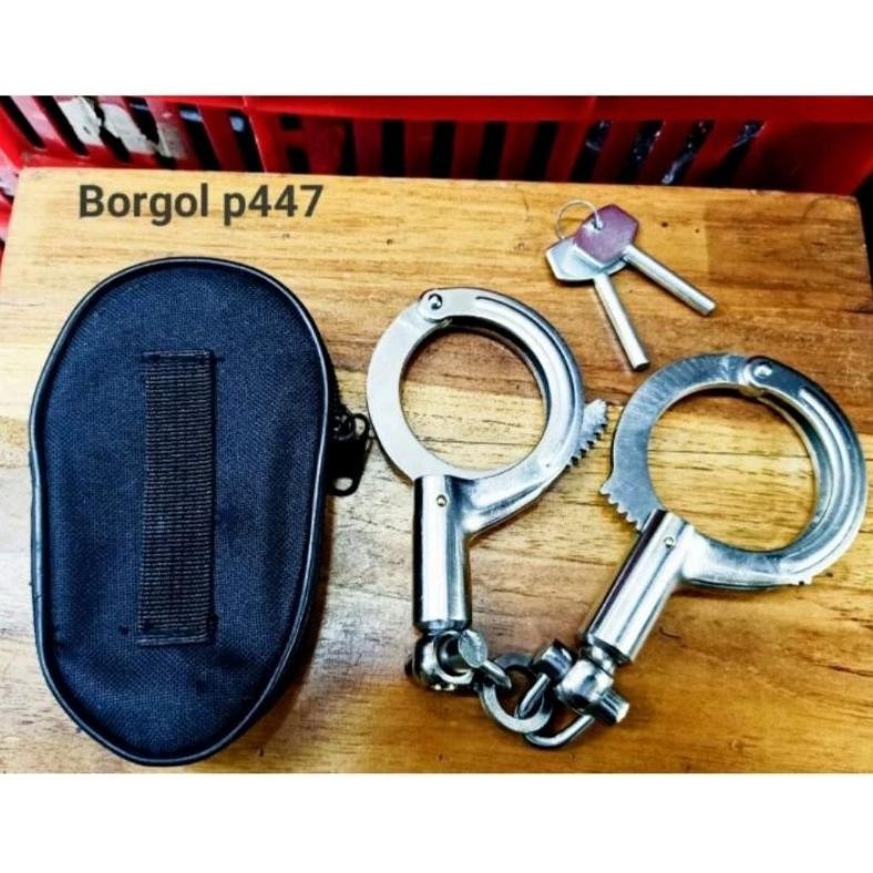 Borgol Tangan/Lengan Borgol India Borgol Besi Handcuff EL aSt