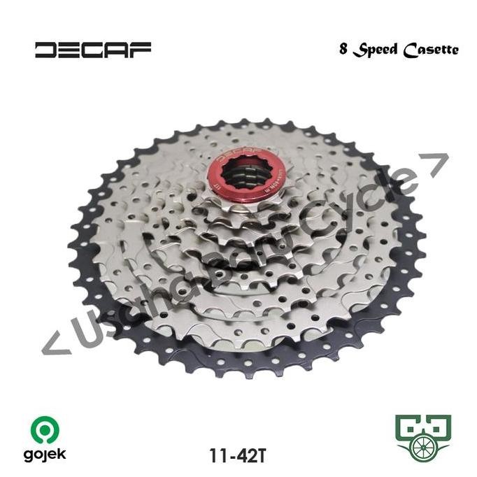 Promo Casette Sprocket 8 Speed 11-42T DECAF COD