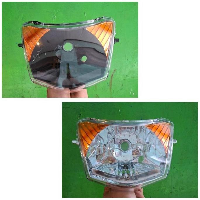 Reflektor Lampu Depan Supra Fit New Fit X Fit S Hitam Orange