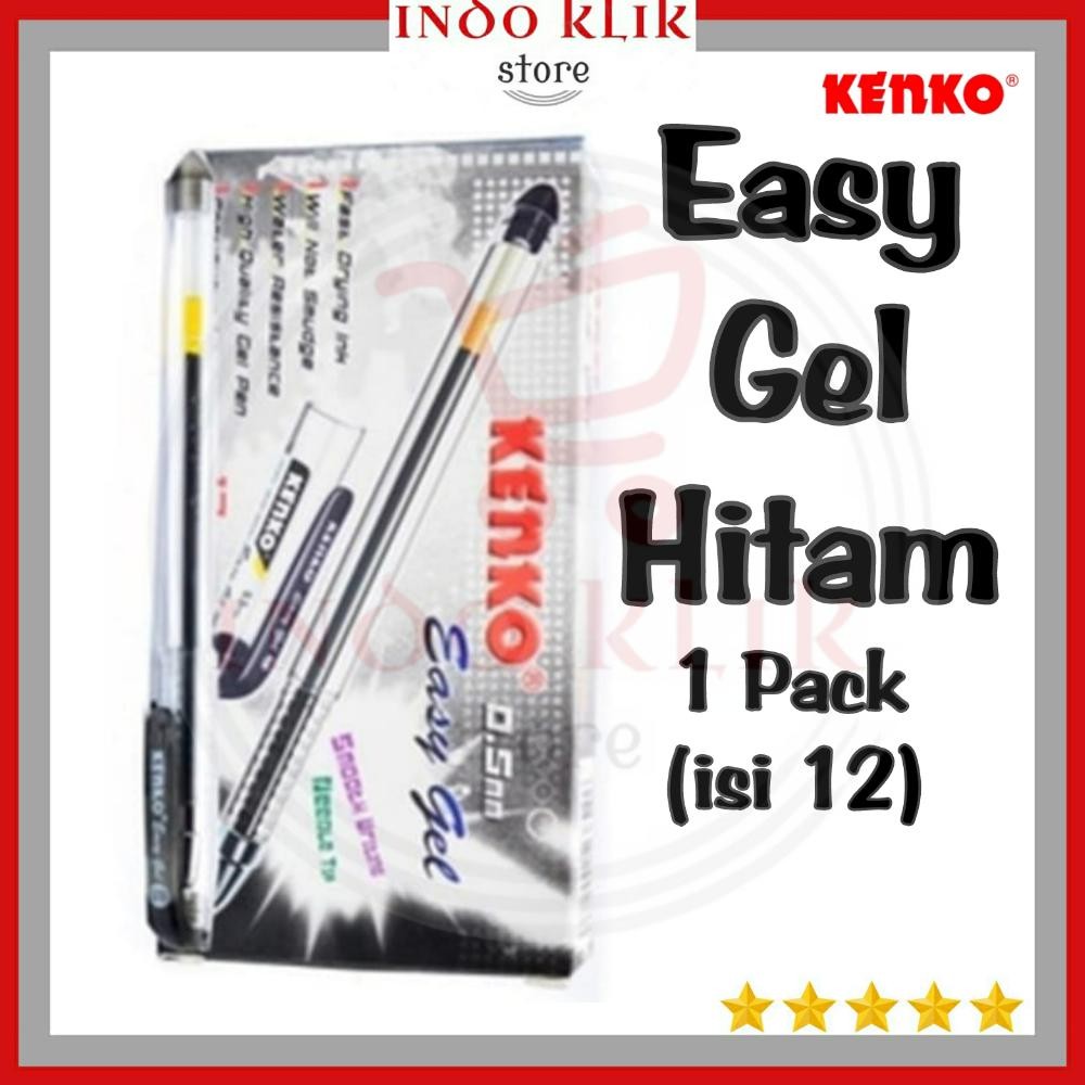 

Heatshrin Pulpen Easy Gel Kenko / Ballpoint Gel 0.5 Mm / Pen Lancip Cair Murah Dgh-43