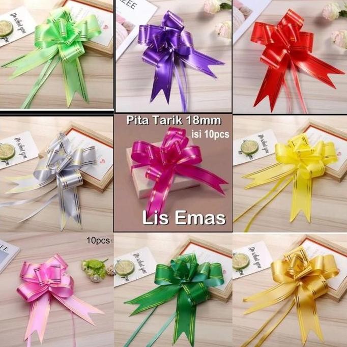 

CR - Pita hiasan kado tarik isi 10bh TERLARIS