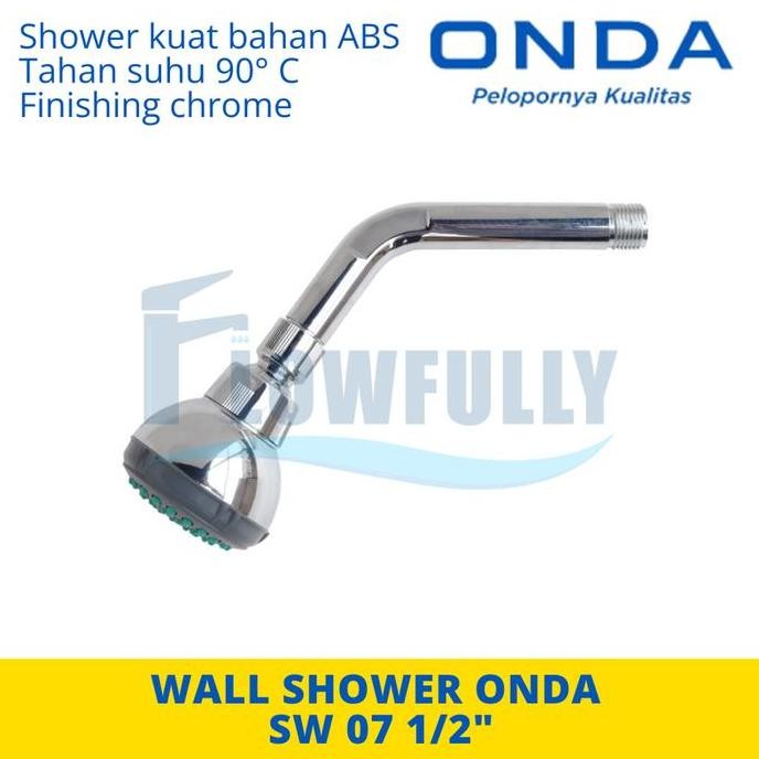 SW 07 ONDA WALL SHOWER TANAM TEMBOK