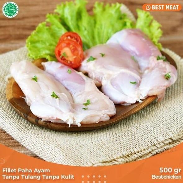 

Fillet Paha Boneless Skinless Legs (BSL) Best Chicken 500 gram