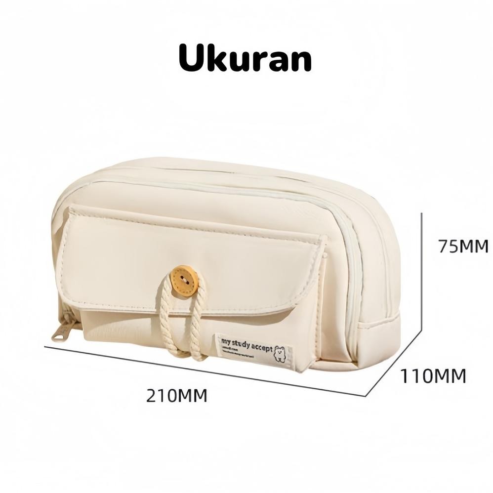 

Bf888S Pencil Bag Pouch Holder Box School Supplies Kotak Large Capacity Kawaii Cases Aesthetic Stationery Dal-88