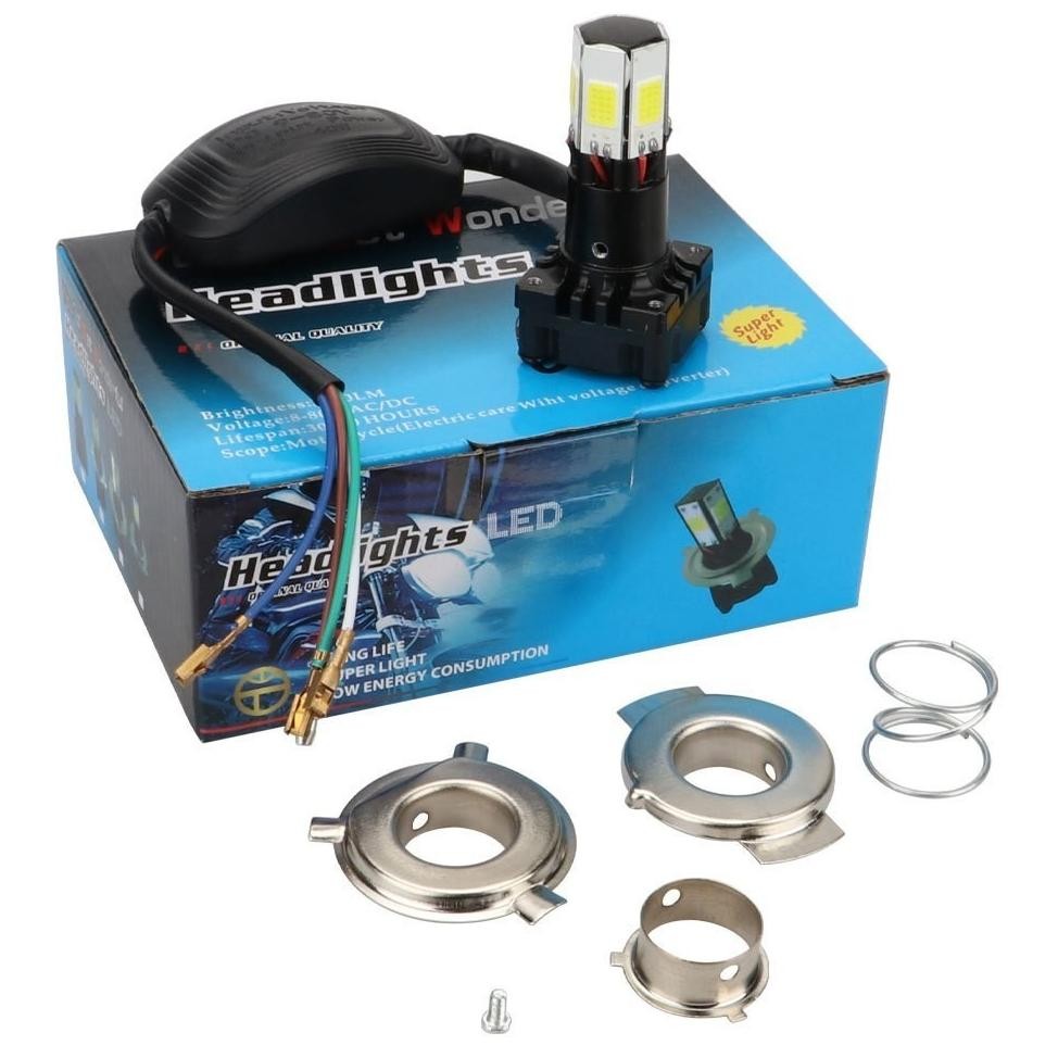 Berkualitas Lampu Led Motor 6 Sisi M02E Bergaransi Original 35 Watt/Lampu Led Motor H4 H6 6 Sisi M02