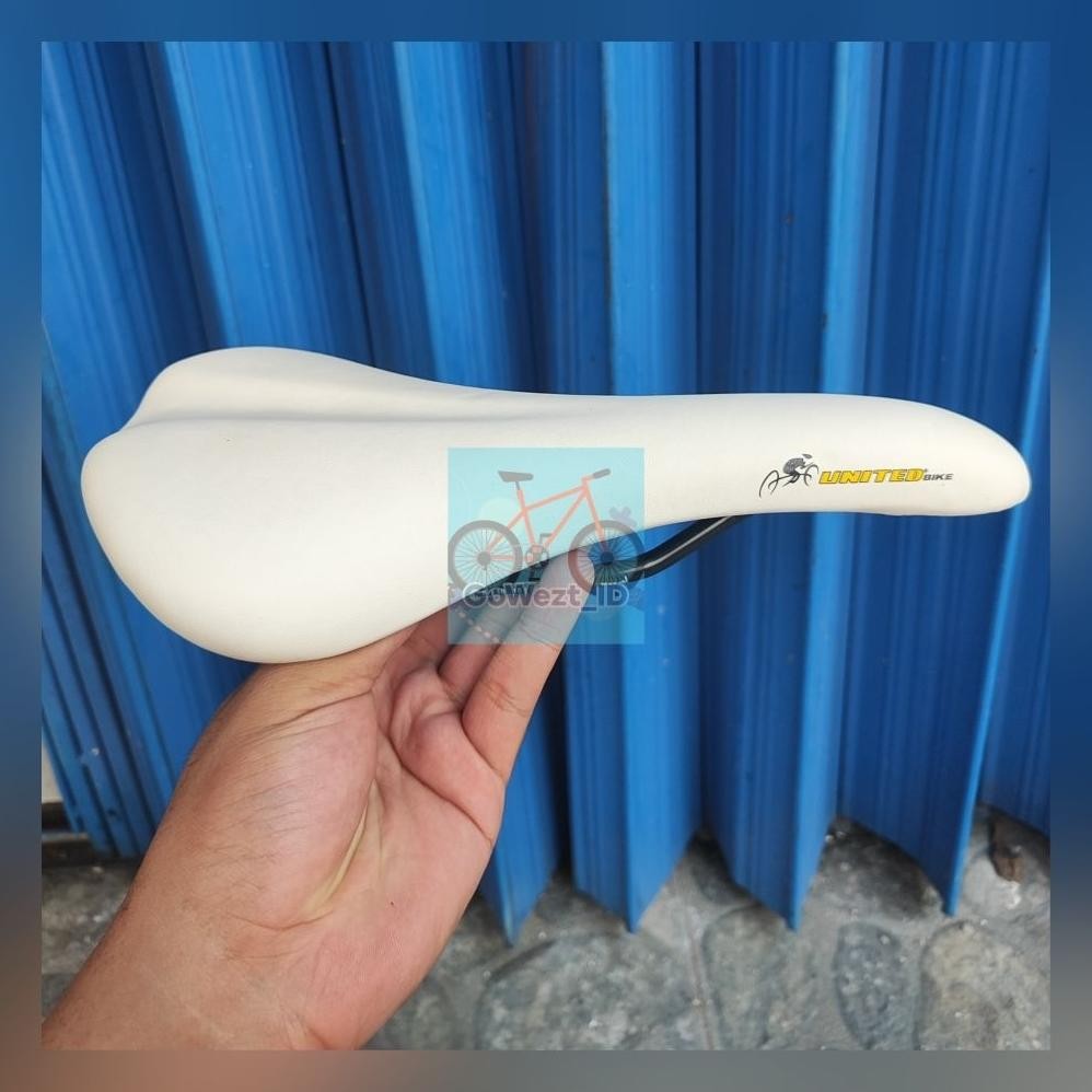 Cod Sadel Saddle Jok Sepeda Putih Vl-1236 United Bmx Lipat Mtb Roadbike Fixie Balap | High Quality U