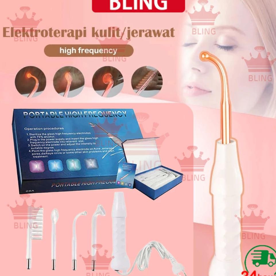 Codhh Frequency Hf Fuensi Tinggi Alat Facial Portable Skincare Kecan Salon Jerawat Ozon Jerawat