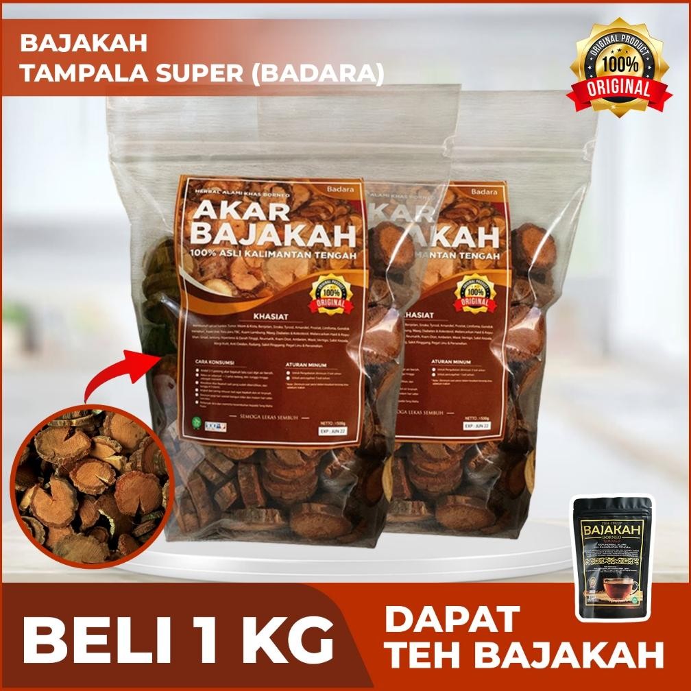 

[1Kg Super] Akar Bajakah Tampala (Badara) Obat Herbal Jantung Stroke Kalimantan 100% Original