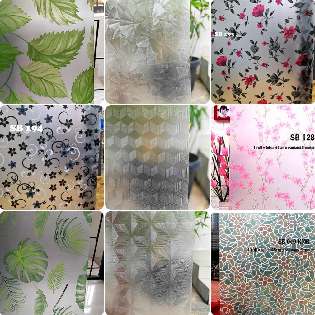 ACM - STIKER KACA  HIASAN JENDELA TEMPELAN KACA