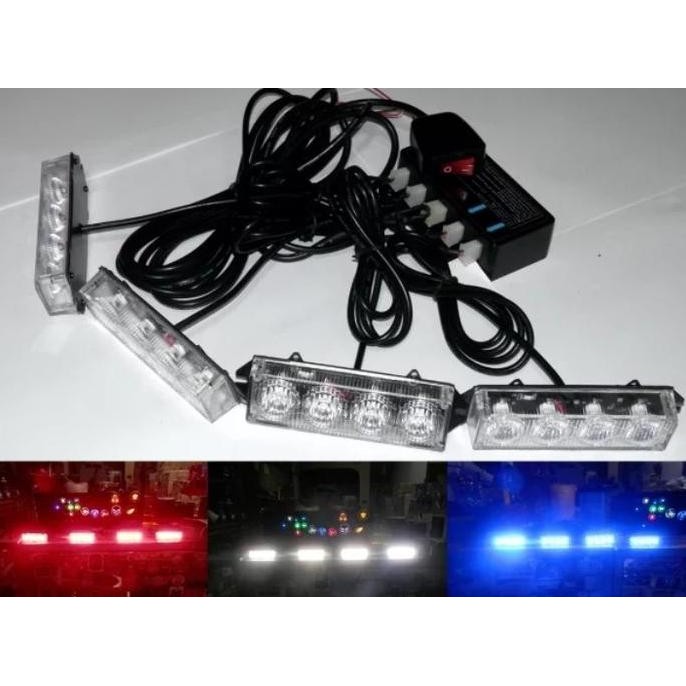 Strobo - Strobo Grill 4D - Lampu Grill mobil strobo - Strobo mobil FORSALE