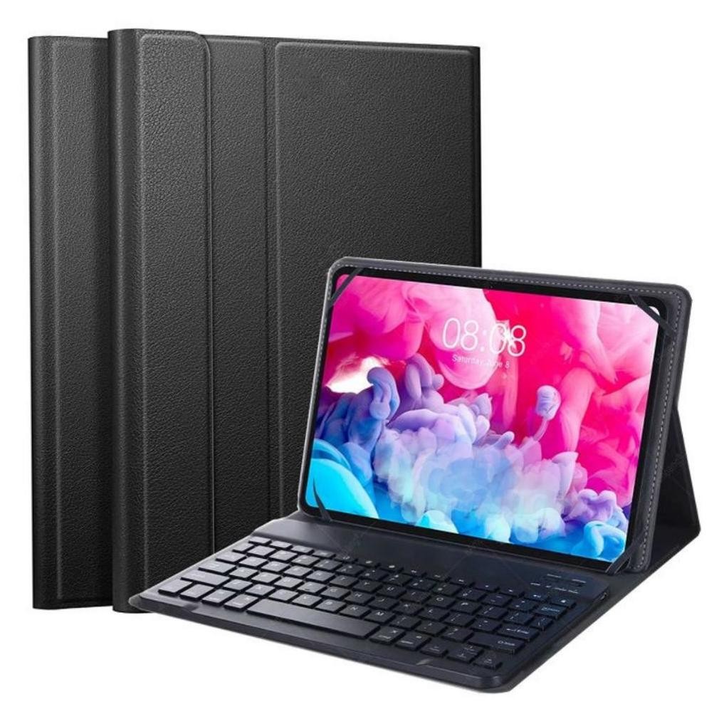 Terbaru Sarung Tablet Universal Ukuran 9 - 10 Inch Ada Paket Plus Keyboard Touchpad Leather Case Wir