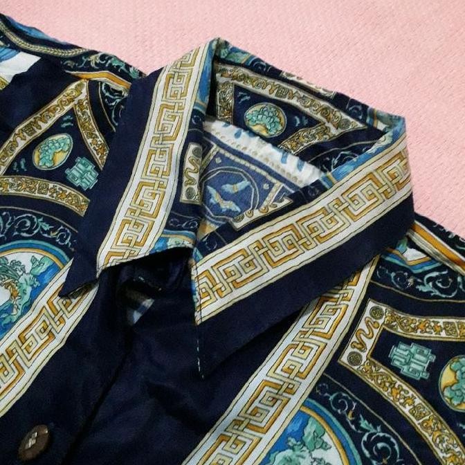 Kemeja Wanita Satin Sutra Sifon preloved LM