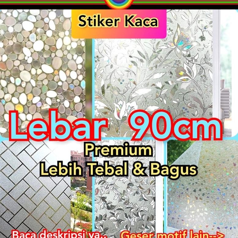 ACM - STICKER KACA WALLPEPER FILM TEMPELAN GLASS CERMIN BURAM MOTIF SUN BLAST DEKORASI PINTU WALPAPE