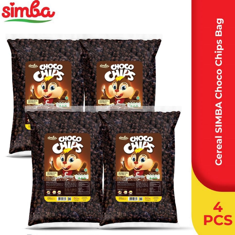 

Cereal Simba Choco Chips Bag 950Gr 4 Pcs Lebih Hemat