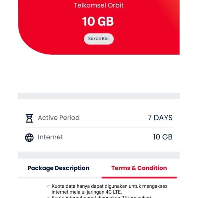 Kuota Internet Isi Ulang Telkomsel Modem Orbit 100Gb 50Gb 30Gb 10Gb | Modem Orbit / Modem Telkomsel 