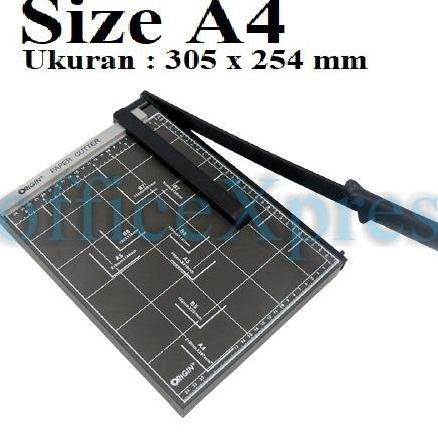 

Alat Pemotong Kertas A3 F4 A4 B4 B5 Cutter Guillotine Permangka