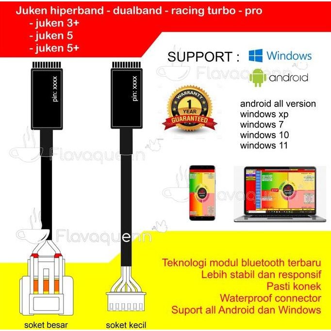 SENSOR MODUL BLUETOOTH CDI ECU ECM JUKEN 5 BRT NOT KABEL USB ORIGINAL DAN TERPERCAYA