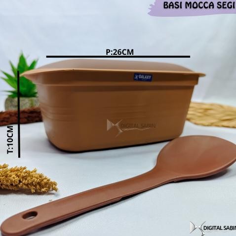 Basi Prasmanan Mocca Tebal / Basi Prasmanan / Tempat Sayur Plastik Tebal Dijual- Satuan