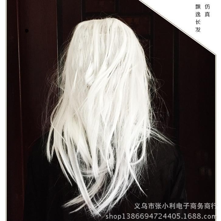 Topeng Latex Setan Putih Kuntilanak Bahan Karet