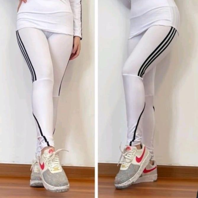 PROMO - Leging garis polos untuk senam gym fitness zumba wanita