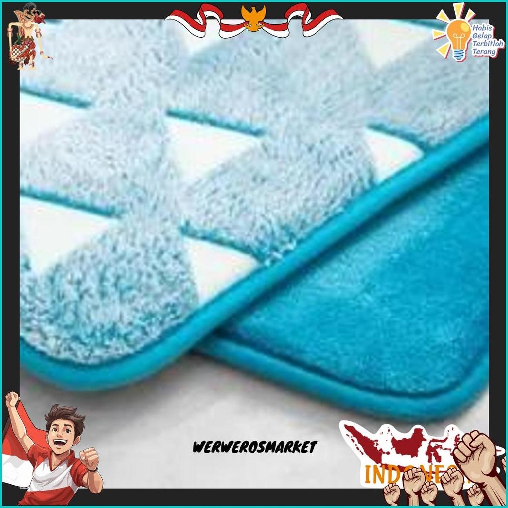 Ace Hardware Keset Kamar Mandi Bathmat Bata Empuk Set 2Pcs 40 X 60 Cm Gratis Ongkir