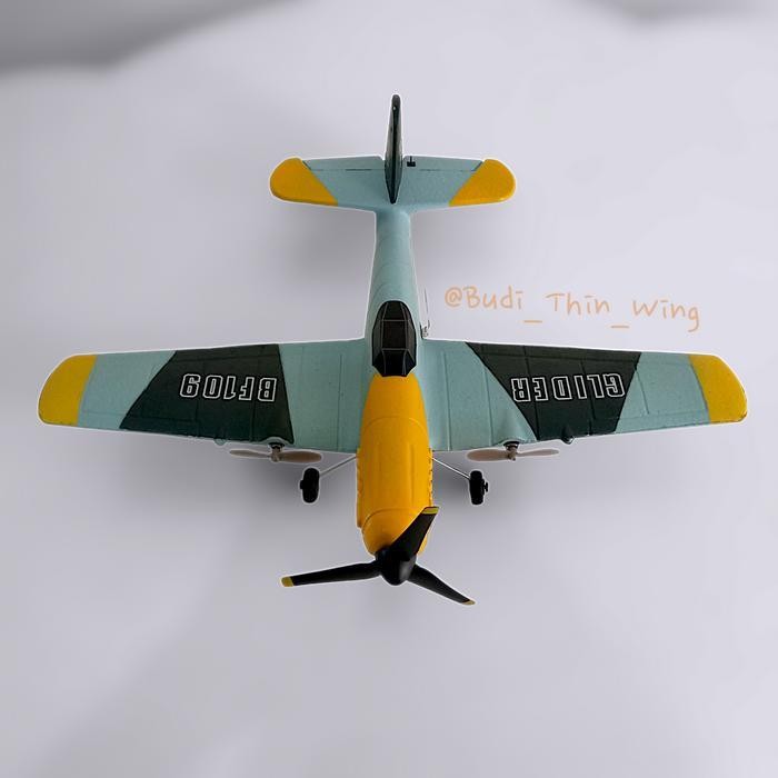 TP Pesawat RC BF109 Z61 KFplan dgn Gyro Elevator toko BudiThinWing