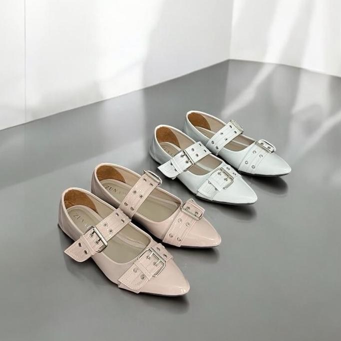 DY109 >> 048 Sophia Flatshoes Sepatu Wanita Elegant